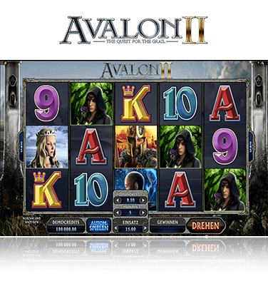 Microgaming Avalon II Spiel