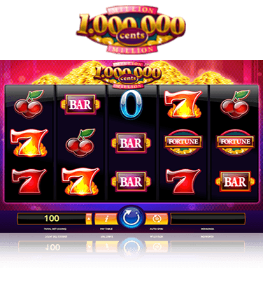 In-game view of Million Cents online slot